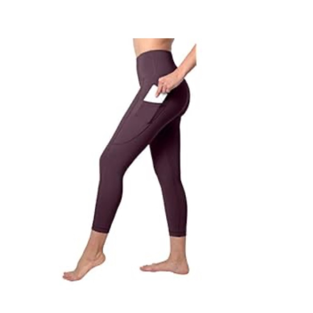 90 Degree By Reflex Purple Lavender Leggings sz Large - Picture 2 of 6